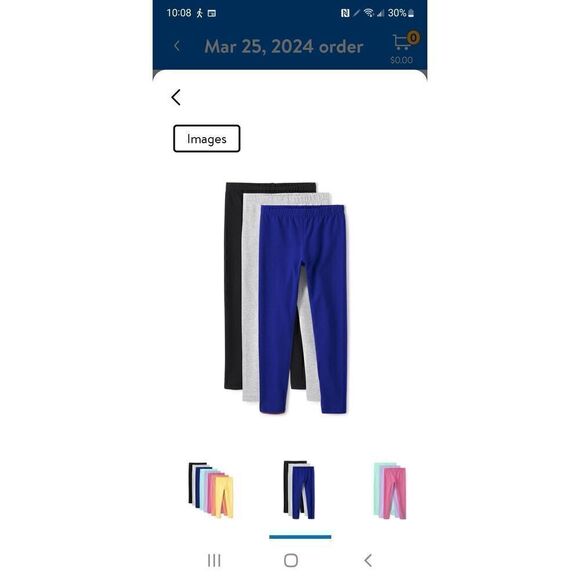 NEW IN PACKAGE CHILDRENS PLACE 8 PACK LEGGINGS - Picture 3 of 7